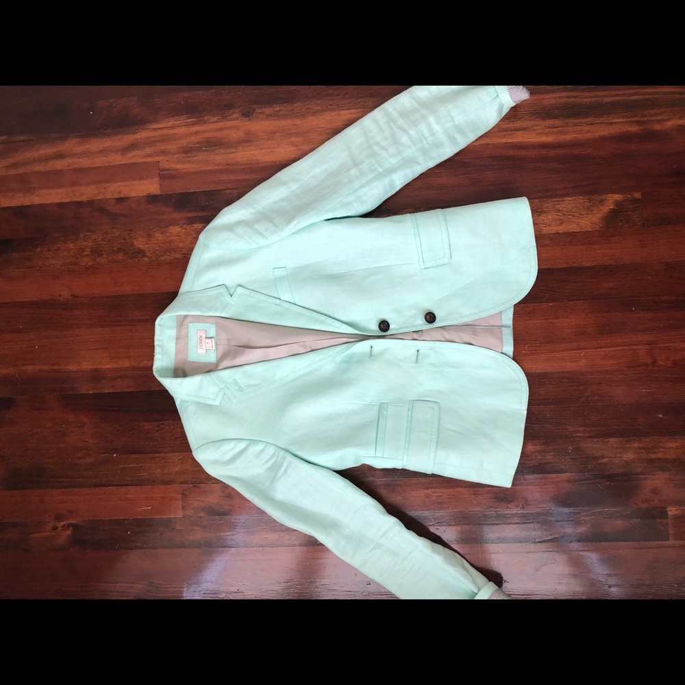 J Crew Mint Blazer